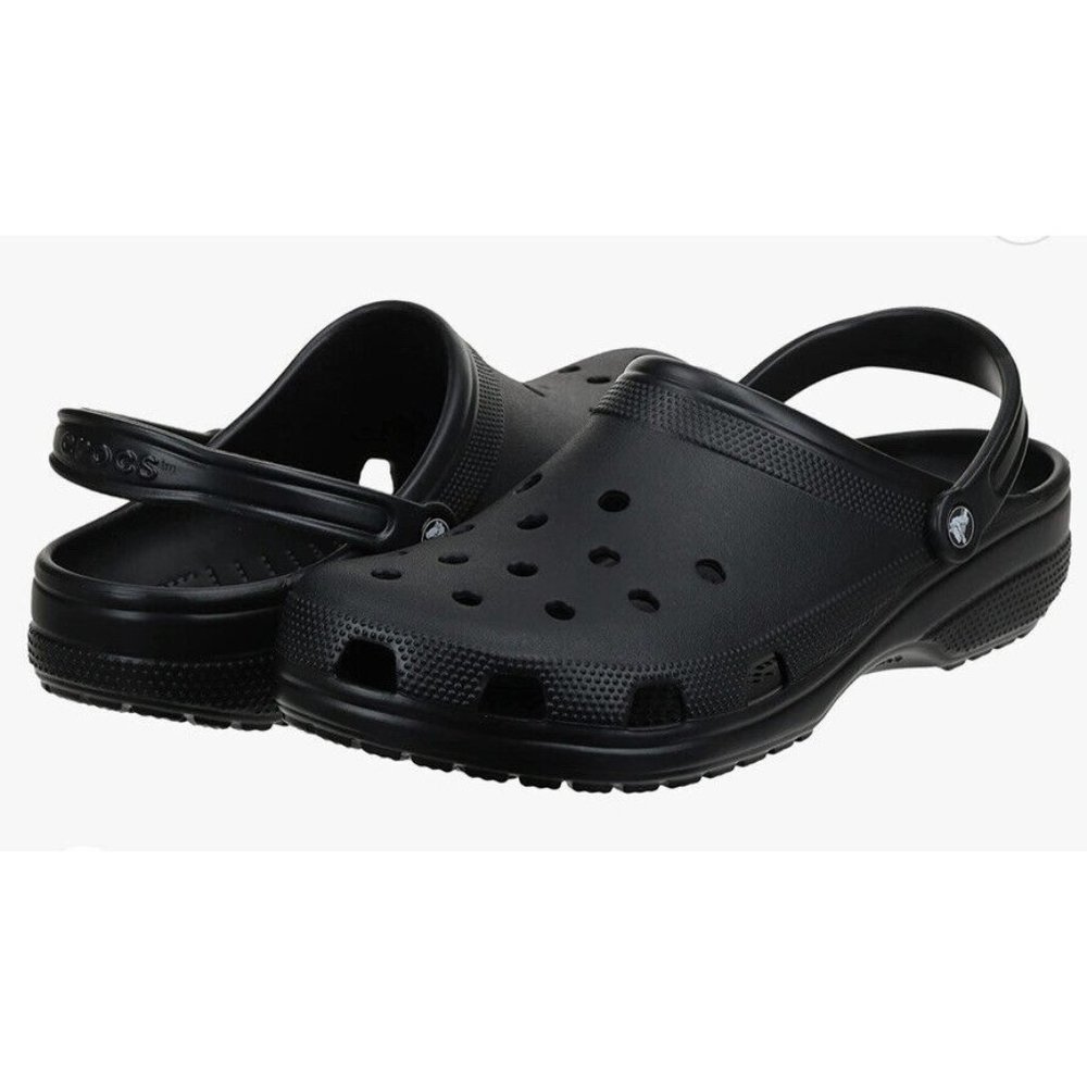 Crocs UnisexAdult Classic Clogs Black 8 Men10 Women
